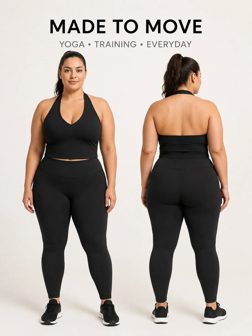 Plus Size Halter Wireless Bra Women Seamless Shaping Backless Removable Pads High Elastic Lingerie for Daily Wear Dating Party